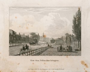 Vista desde Pullins Row, Islington de English School