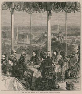 Vista desde el Gran Salón del Palacio de Cristal, comedor de verano de English School