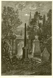 Vista en el Cementerio de Highgate