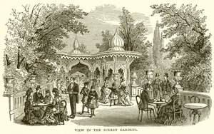 Vista en los Jardines de Surrey