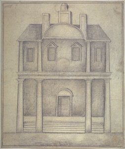 Vista del Teatro Blackfriars, c.1650 de English School