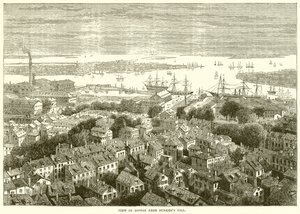 Vista de Boston desde Bunkers Hill de English School