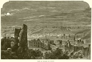 Vista de Dudley por la noche de English School