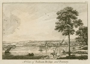 Vista del Puente de Fulham en Putney de English School