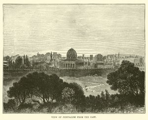 Vista de Jerusalén desde el este de English School