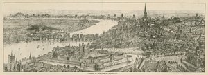 Vista de Londres en la época del rey Enrique VIII de English School