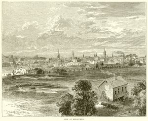 Vista de Melbourne de English School