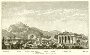 Vista de Olimpia, restaurada por R. Bohn de English School