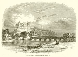 Vista de Pau, lugar de nacimiento de Enrique IV