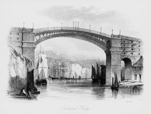 Vista del Puente de Sunderland, 1841 de English School