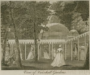 Vista de Vauxhall Gardens, Londres