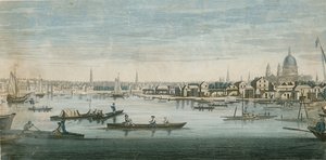 Vista del Río Támesis, Londres de English School