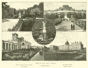 Vistas en Sans Souci, Potsdam