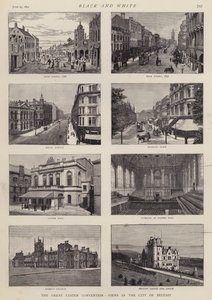Vistas de Belfast, Ulster, Irlanda de English School