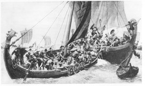 Barcos vikingos de English School