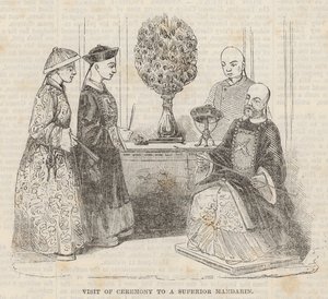 Visita de Ceremonia a un Mandarín superior de English School