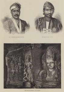 Visita del Príncipe de Gales a la India (grabado)
