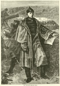 Von Moltke ante París, noviembre 1870 de English School