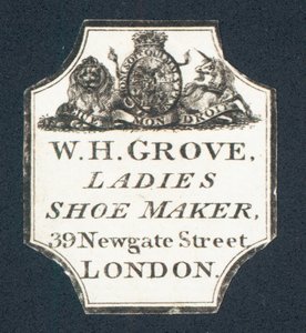 W H Grove, fabricante de zapatos para damas