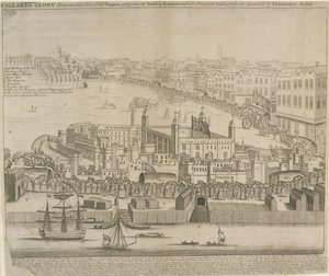 Carros de tesoro llevados a la Torre de Londres, 1744