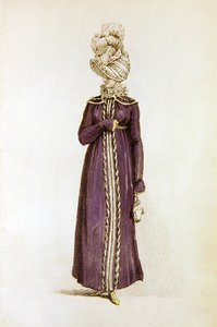 Vestido para caminar, lámina de moda de Ackermann