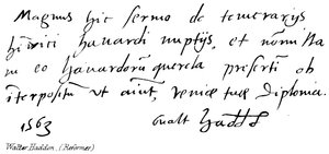 Walter Haddon, (Reformador)