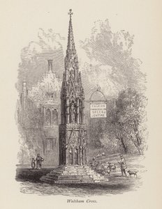 Waltham Cross (grabado) de English School