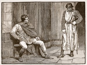 Confesión de Waltheof, ilustración de Cassells Illustrated History of England