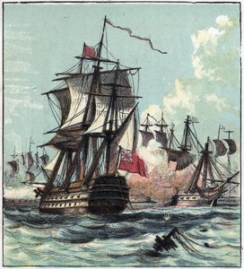 Guerra de la Revolución: la batalla del 13 de Prairial Año II (01/06/1794) fue una batalla naval entre el escuadrón francés comandado por Louis Thomas Villaret de Joyeuse y el ejército británico del almirante Howe (1726-1799) frente a Ouessant. Los británi de English School