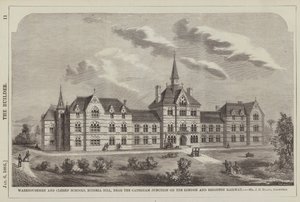 Escuelas de Empleados y Oficinistas, Russell Hill, cerca de la Estación de Caterham en Londres de English School