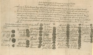 Orden de ejecución del Rey Carlos I de English School