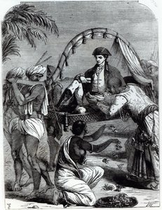 Warren Hastings (1732-1818) en India en 1784