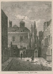 Warwick House, Londres, alrededor de 1810 de English School