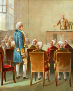 Washington elegido Comandante en Jefe de English School