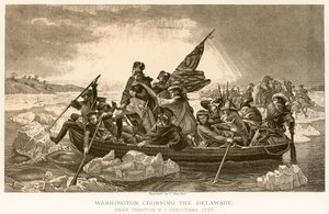 Washington cruzando el Delaware