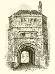 Torre de vigilancia en el Puente Hythe, llamada Estudio de Fraile Bacon de English School