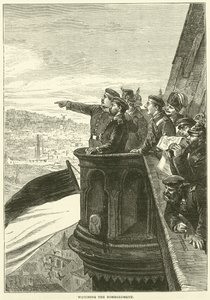 Observando el bombardeo, diciembre 1870