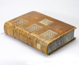 Medallero de Waterloo, c.1815 (pluma y tinta sobre papel en un volumen encuadernado en cuero) de English School