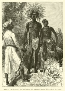Watuta Ruga-Ruga, o merodeadores de la banda de Mirambos, y nativo de Uhha de English School