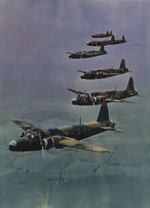 Bombarderos Wellington en formación de English School