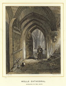 Catedral de Wells, entrada a la cripta
