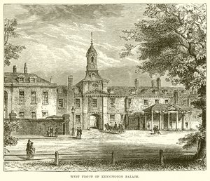 Fachada oeste del Palacio de Kensington de English School