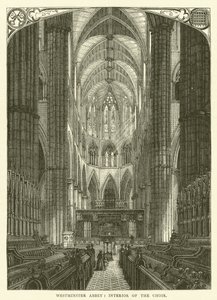 Abadía de Westminster, Interior del Coro de English School