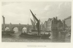Puente de Westminster, 1745 de English School