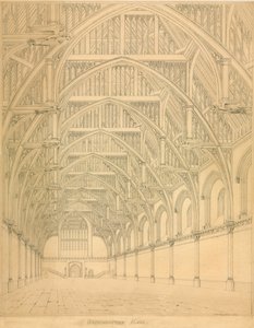 Westminster Hall, 1814 de English School