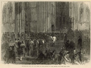 Salón de Westminster en la noche de la división sobre el proyecto de ley de reforma