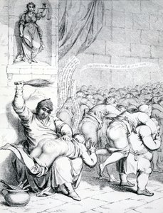 Escuela de Westminster, o el Dr. Busby arreglando cuentas con el Maestro Billy y sus compañeros de juego, 1785
