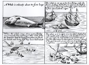 Caza de ballenas en Spitzbergen en 1611 de English School