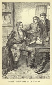 ¿Qué debo escribir, padre? dijo Tom de English School