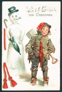 ¡Qué alegría para Navidad! - Tarjeta victoriana de Navidad de English School